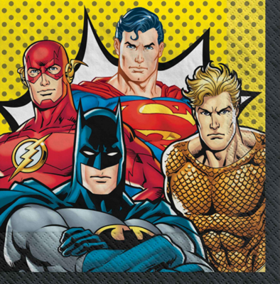 justice league party napkins nz