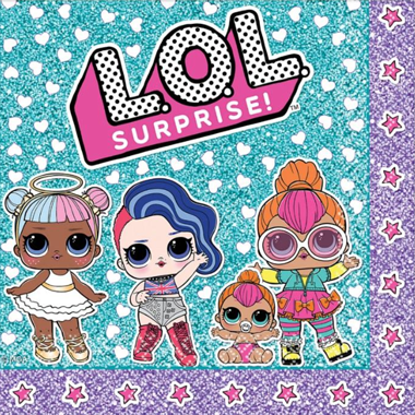 LOL Surprise Party Napkins