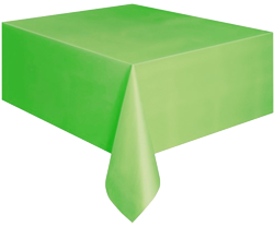 Lime Green paper Table Cloth Auckland