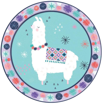 Small Llama Fun Plates NZ