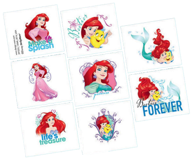 Little Mermaid Party Tattoos