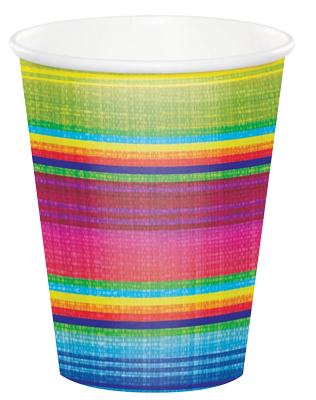 mexican fiesta serape party cups