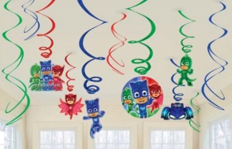 PJ Masks Swirl Decorations 