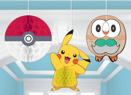 Pokemon Honeycomb Hanging Decorations