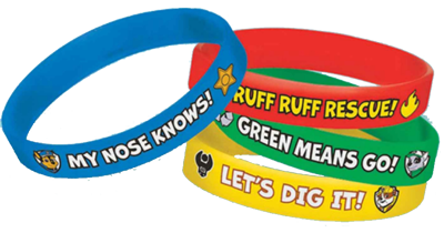 PAw Patrol Rubber Bands pk 4