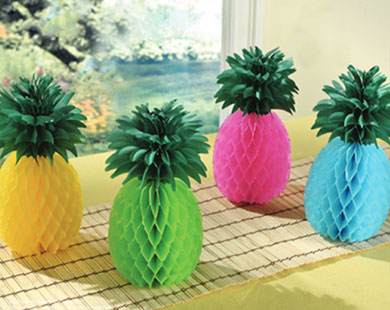 Pineapple Honeycomb decorations NZ