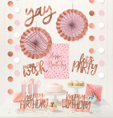 Pink Blush Room Decorating Kit NZ