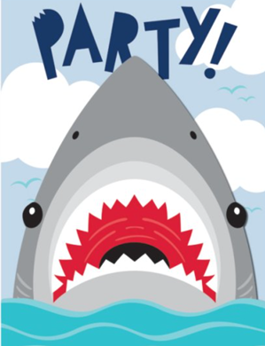 Shark Party Invitiation