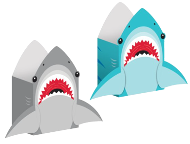 Shark Party Treat Bags