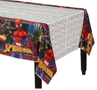 Spiderman Plastic Table Cloth