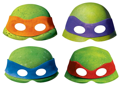 TMNT Party Masks NZ