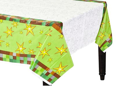 MInecraft TNT Plastic Table Cloth