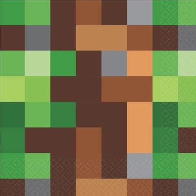 MInecraft TNT Party Napkins