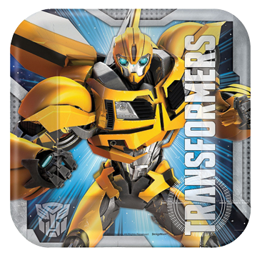 Bumblebee Transformers Small plates pk8