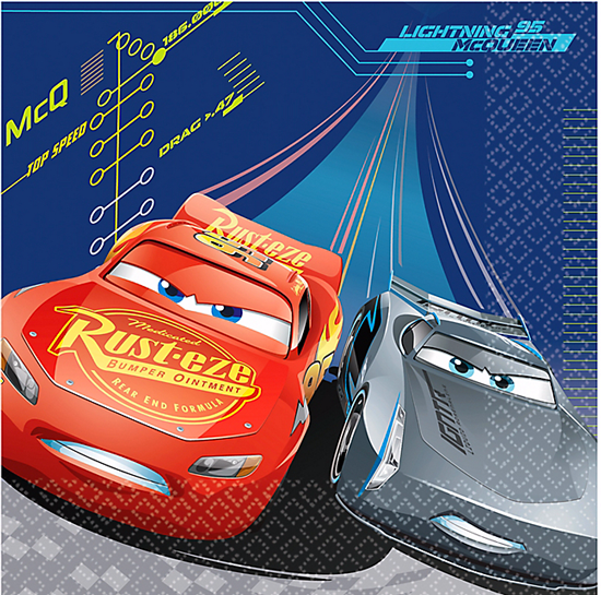 Cars Lunch Napkins NZ