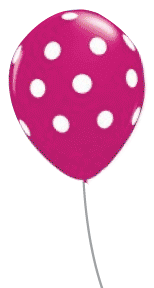 Black party balloons