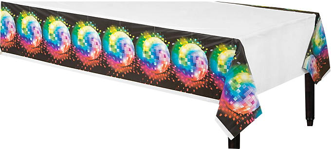Disco party table cloth NZ