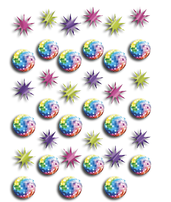 Disco Party String Decorations