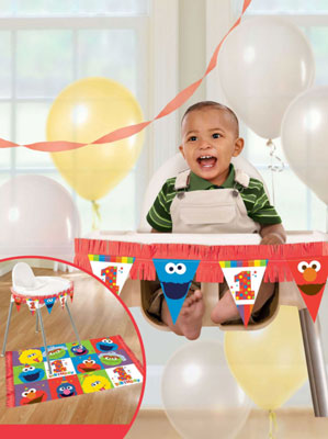 Elmo High Chair Decorating Kit