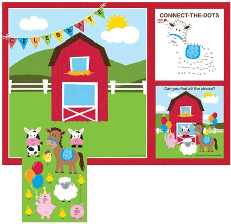 Farmhouse Fun Activity Sheets