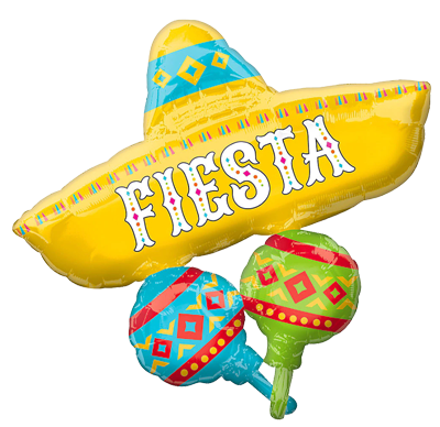 Fiesta Supershape Foil Balloon