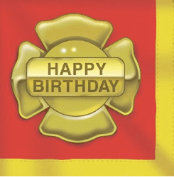 Fire Fighter Party Napkins