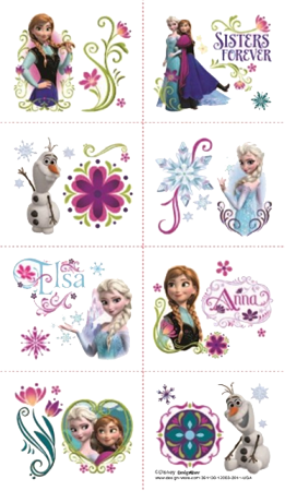 Frozen Party Tattoos NZ