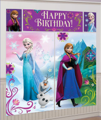 Frozen Scene Setters for decorating your party room