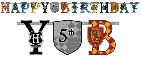 Harry Potter Birthday Banner