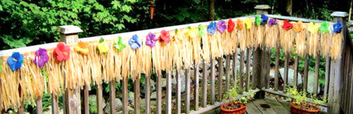 Hawaiian Fringe Decoration NZ