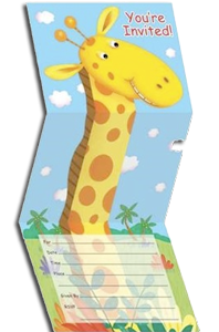 Jungle Buddies Party Invitations