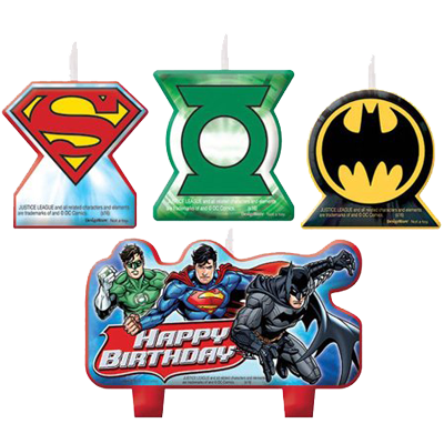 Justice League Party Candles