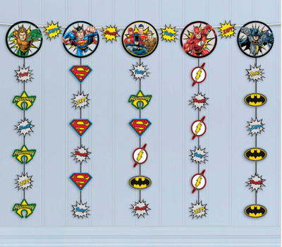 Justice League Hanging String Decorations NZ