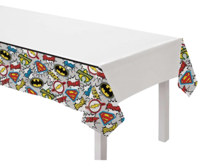Justice League Plastic Table Cloth NZ