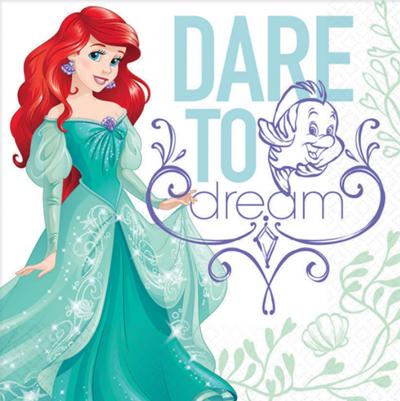 Ariel Mermaid Lunch Napkins NZ