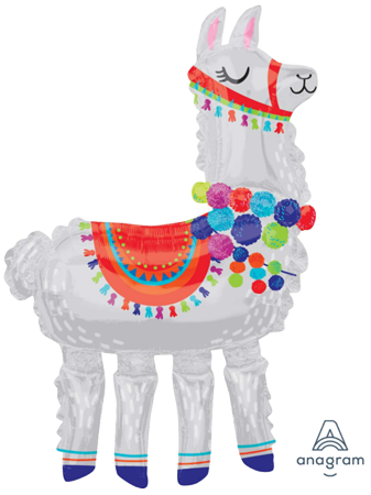 Llama Airwalker Huge Foil Balloon NZ