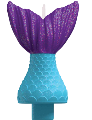 Mermaid Wishes Tail Candle NZ
