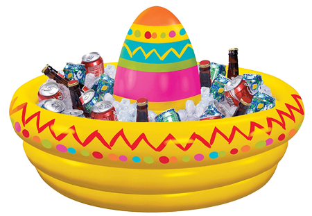 Mexican Sombrero Inflatable Cooler NZ