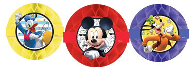Mickey Mouse Honeycomb Hanging Decorations NZ
