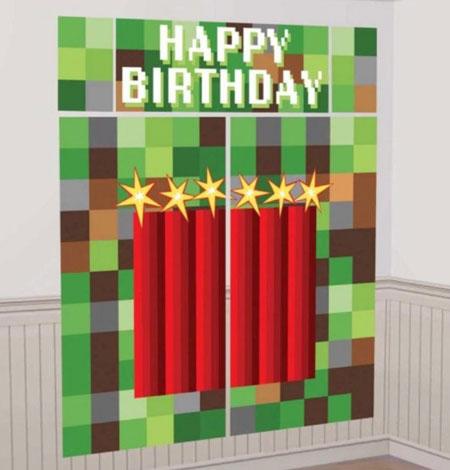 Minecraft Scene Setter Wall Decoration NZ