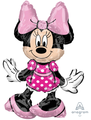 Minnie Mouse Sitting Foil Balloon NZ