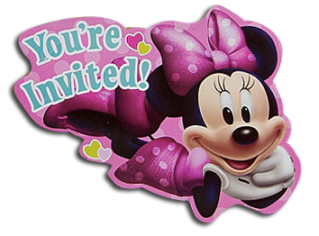 Minnie Mouse Party Invitations