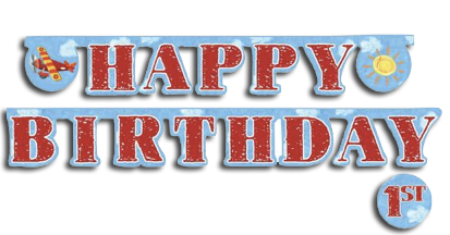 On The Go Birthday Banner