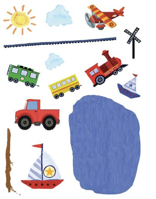 On The Go Party Stickers