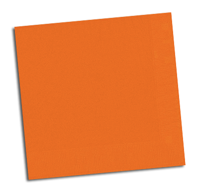 Orange Party Napkins NZ