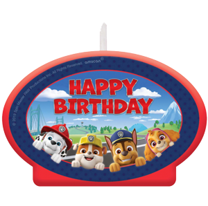 Paw patrol Party Candle NZ