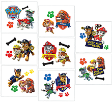 Paw Patrol Party Tattoos