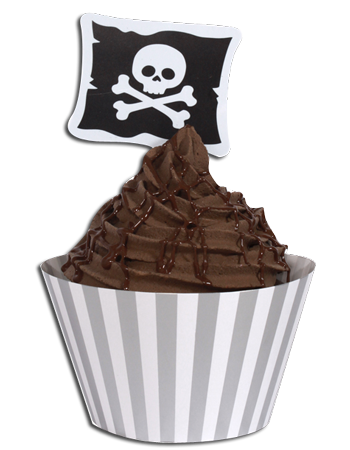 Pirate Parrty Cupcake Wrappers