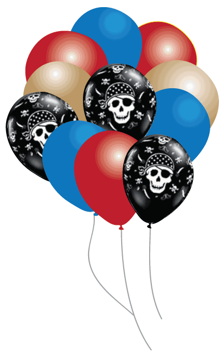 Pirate Party Balloons pack