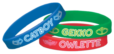 PJ Masks Rubber Bands pk6